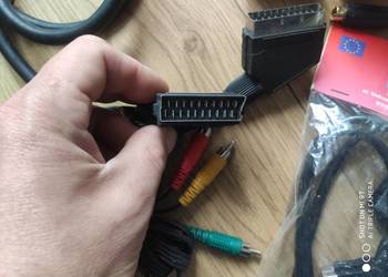 Kabel Euro Dekoder DVBT Video magnetowid DVD