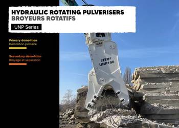 Nożyce wyburzeniowe ITR | Pulverizery | Chwytaki | Osprzęt CAT Komatsu Volv