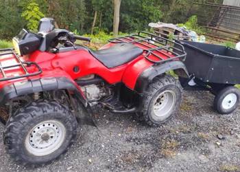 Honda Foreman 400 Fourtrax TRX 4x4 Przyczepka z kiprem Hak Transport