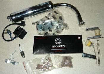 Silnik spalinowy rower Łańcuch Tłumik Zapłon napinacz prądniczka sprzęgło