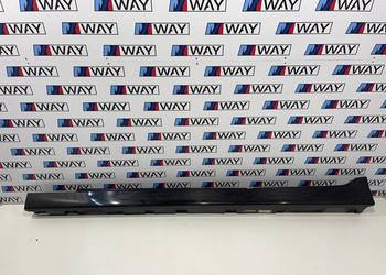 BMW F10 F11 LISTWA PROGOWA LEWA PRÓG LEWY KOLOR 475 BLACKSAPPHIRE