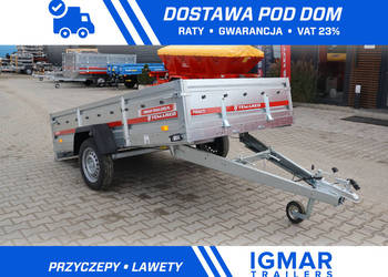 Przyczepka samochodowa 264x150 cm DMC 750 kg uchylna