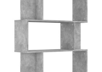 Regał na książki/przegroda szarość betonu 80x24x96 cm WM-800085