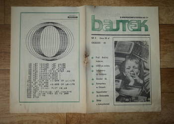 czasopisma Bajtek, pierwsze cztery numery 1-4, oryginalne