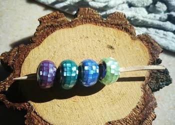 Pandora Charm Moments koralik masa macica perłowa mozaika