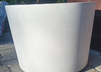 Okrągła donica betonowa fi 35 cm 12l