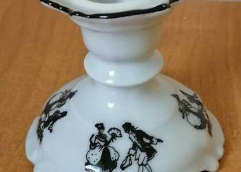 Świecznik Porcelanowy Dworska Para