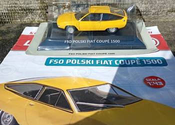 FIAT COUPE 1500 model 1/43 Kultowe auta PRL Deagostini Legendy FSO kolekcja