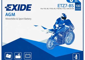 Akumulator EXIDE ETZ7-BS 6Ah 100A