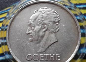 3 Marki W. Goethe 1932 r. Weimar men. A około mennicza