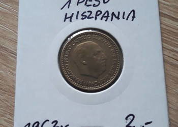 1 Peseta Hiszpania 1963 r,1966 r.