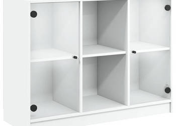 Szafka biała 102x37x755 cm materiał drewnopochodny WM-3295871