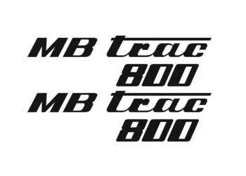 Naklejki oklejenie naklejka - MB TRAC 800 Zamiennik