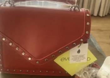 Even&Odd torebka z paskiem czerwona Nowa z metką