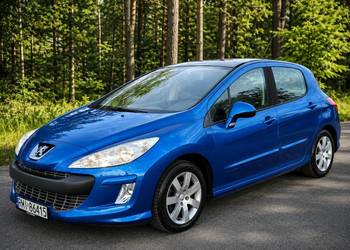 Peugeot 308 120KM, Climatronic, HAK, 2x Opony, Szklany Dach