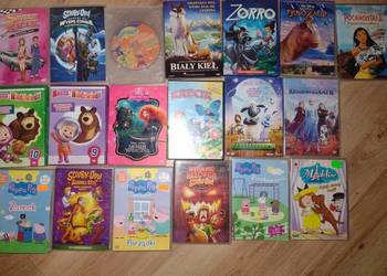 Sprzedam bajki bajka dvd.
Pojedynczo po 15 zł lub  125 zł.
Stan idealny.
Do