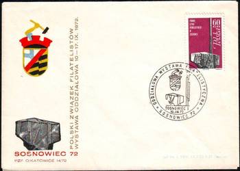 Kop. Odzia. Wyst. Filat.  " Sosnowiec 72 "  1972