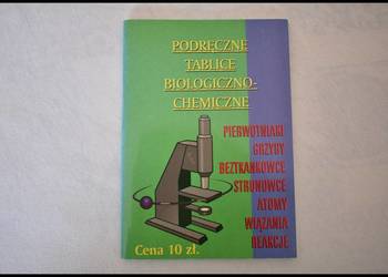 Podręczne tablice biologiczno - chemiczne