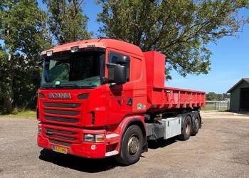 Scania G400, linowiec, wywrotka 3 str. 6x2