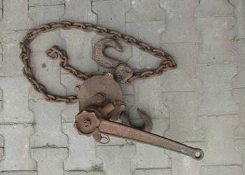 stara wyciągarka łańcuchowa rugcug udźwig 2t rug cug