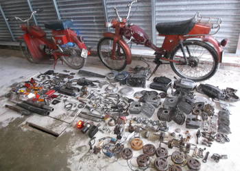 DWA MOTOROWERY SACHS HERCULES PLUS DUŻOCZĘŚCI ZAPASOWYCH DDR