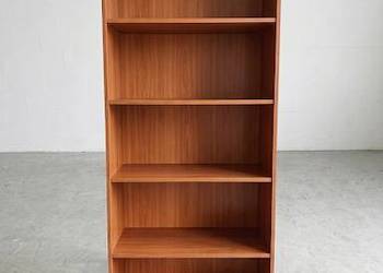 Regał / biblioteczka — 5 polek, kolor wisnia — 3 sztuki