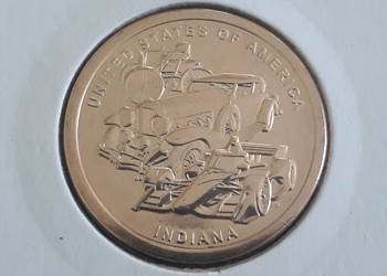 1 Dolar USA Innowacje - Indiana - 2023 r. - men. D