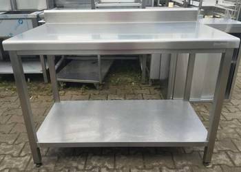 Stół Gastronomiczny z Półką DORA METAL - 120/70/85 cm - s 1716.O
