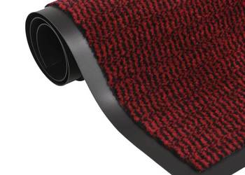 vidaXL Prostokątna wycieraczka przed drzwi 90 x 150 cm, czerwona(SKU:132716