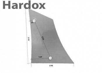 Pierś HARDOX 178114/P części do pługa GREGOIRE BESSON