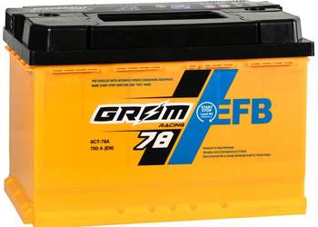 Akumulator 78Ah 750A Grom Racing EFB wysoki P+