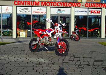 CROSS ASIX XB28 E-START 14/12 125CC • Kolor: Czerwono/niebieski