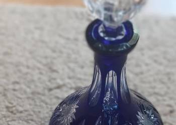 Kobaltowa karafka Bohemian