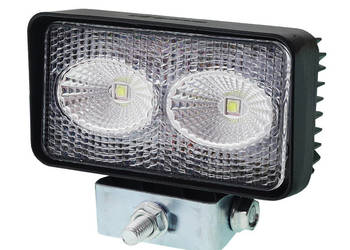 LAMPA ROBOCZA LEDOWA SZEROKA  2 LED, MOCNA 2X10W, 12-36V, 110X80X46MM,