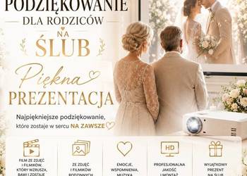 Film niespodzianka podziękowanie dla rodziców na ślub