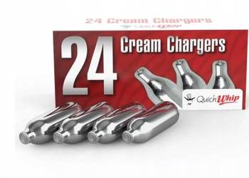 Naboje do syfonu do bitej śmietany N2O nitro podtlenek azotu QUICK WHIP 24x
