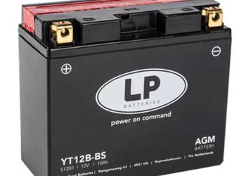 Akumulator motocyklowy 12V 10Ah 140A Landport YT12B-BS