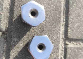 śruby lag zawieszenia przód WSK. korki chrom  WSK