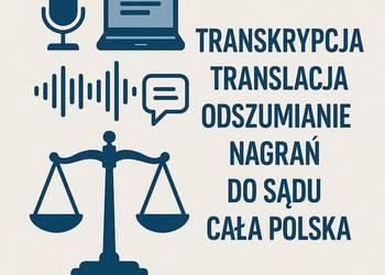 Odszumianie nagrań audio Wideo do sądu 10-21 transkrypcja Translacja