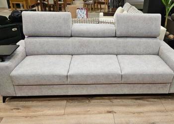 SOFA GENUA  ADAMSKI MEBLE . Funkcja spania w zestawie puf.
