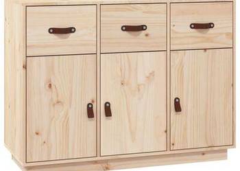 vidaXL Komoda, 100x40x75 cm, lite drewno sosnowe(sku820147)