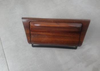 Popielniczka, drewno,komplet, Mercedes 124, w124