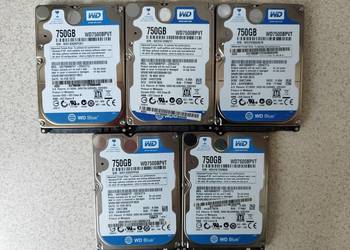Dyski HDD HWD7500BPVT-22HXZT3 750GB sprawne