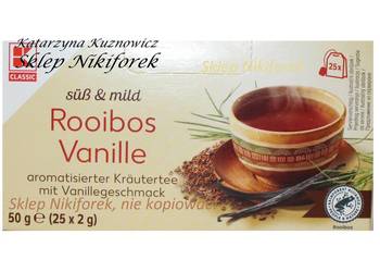 K-classic Kaufland Herbata rooibos waniliowa 25 t. i klasyczna