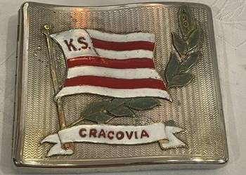 Pamiątkowa papierośnica K.S. Cracovia 1906