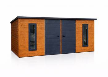 Domek ogrodowy narzędziowy 6x3m Złoty Dąb + Grafit MAT PRODUCENT