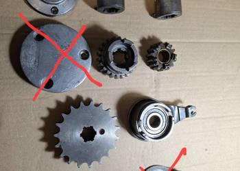 Mz ts 250, części.