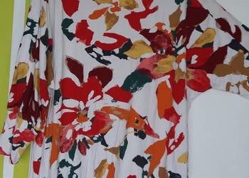 XL(48) Kolorowa bluzka a,la nietoperz