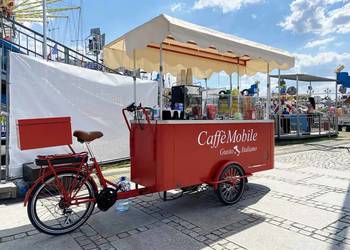 Riksza do sprzedaży kawy | Autonomiczny Coffee Bike | Nowy | FV |