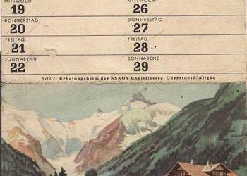 Kartki z cyklu Niemiecka propaganda III Rzeszy